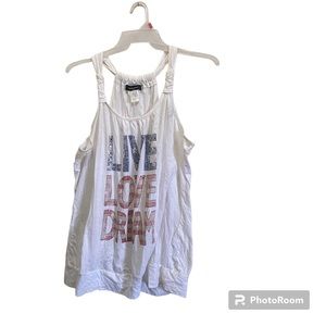 Fourth of July woman’s plus size 2x tank top